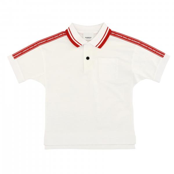 Burberry logo印花短袖POLO衫