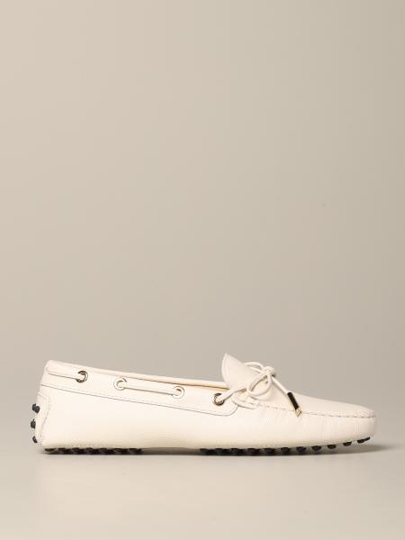 Tod's Gommini Mokassin aus strukturiertem Leder mit Schleife