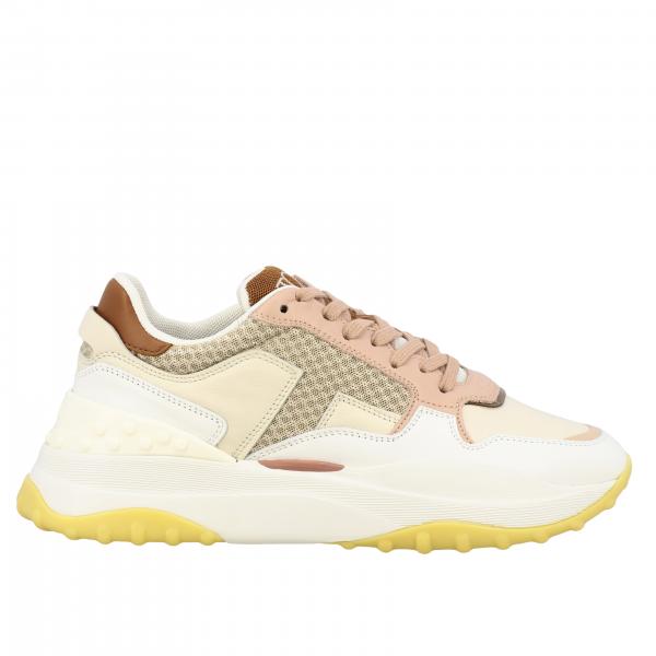 Sneakers Tod's in pelle e rete con maxi suola in gomma