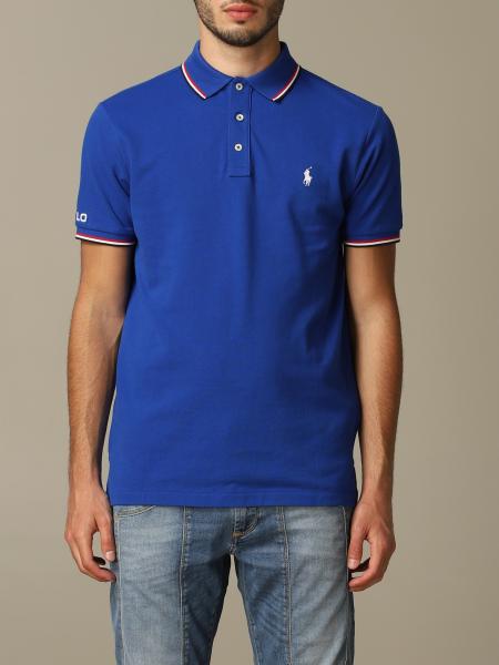 POLO RALPH LAUREN: t-shirt for man - Blue 1 | Polo Ralph Lauren t-shirt ...