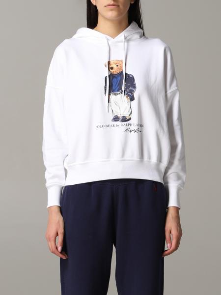 Polo Ralph Lauren Outlet: sweatshirt for women - White | Polo Ralph Lauren  sweatshirt 211782941 online on 