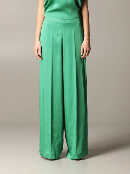 Maliparmi Outlet: trousers for women - Forest Green | Maliparmi ...