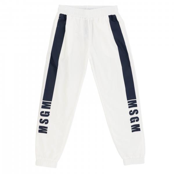 Msgm Kids logo 裤子