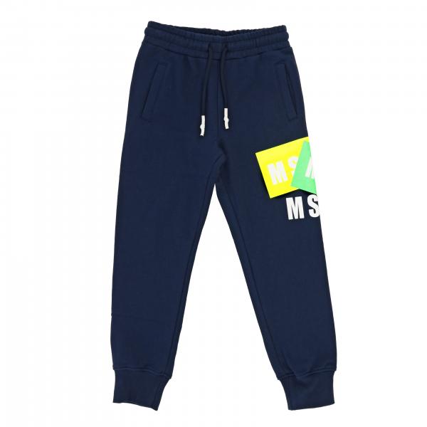 Msgm Kids logo 裤子