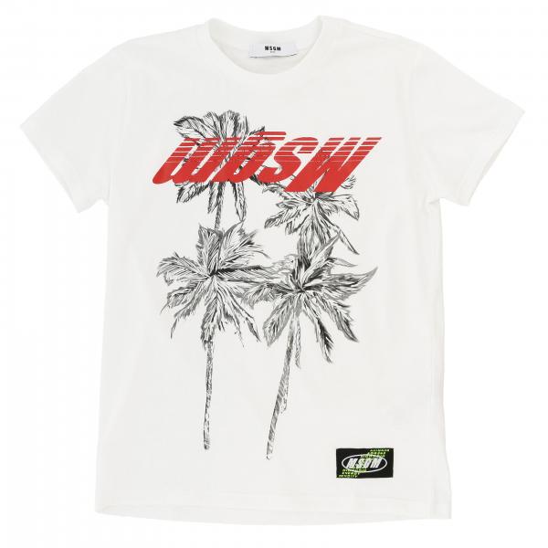 Msgm Kids 印花短袖T恤