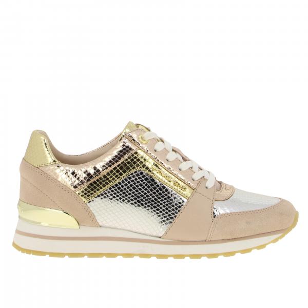 Michael Michael Kors sneakers in tricolor effect laminated leather ...