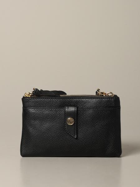 MICHAEL KORS: shoulder strap for women - Black | Michael Kors shoulder ...