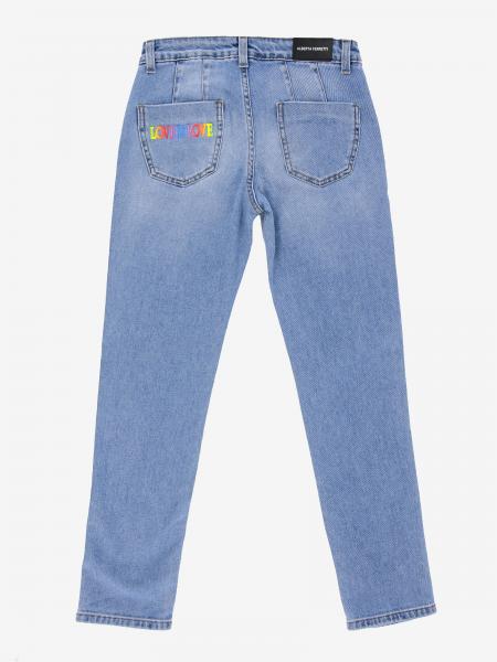 jeans with writing