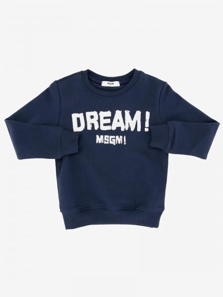 Msgm Kids logo 圆领卫衣