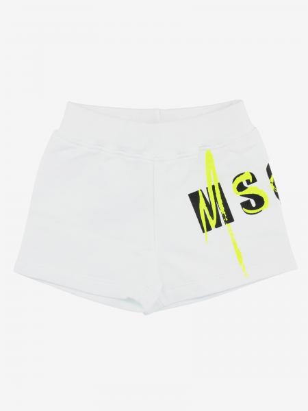 Msgm Kids logo 短裤