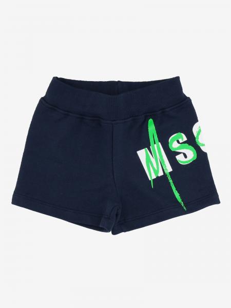 Msgm Kids logo 短裤