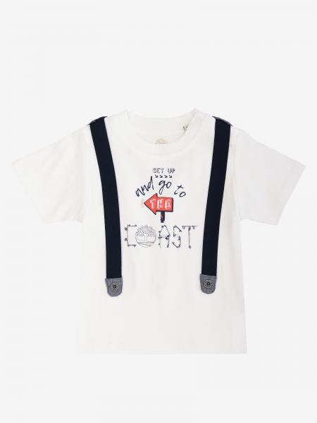T-shirt Timberland à manches courtes avec imprimé bretelles
