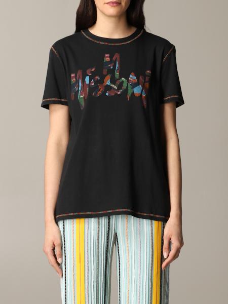 M MISSONI: T-shirt damen | T-Shirt M Missoni Damen Schwarz | T-Shirt M