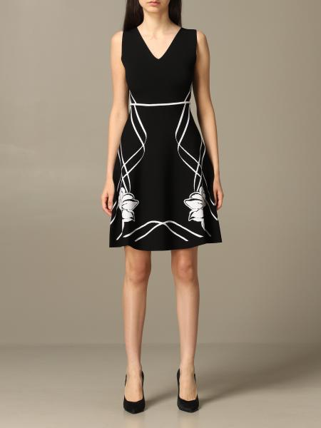 Robe D.exterior sans manches avec éléments floraux