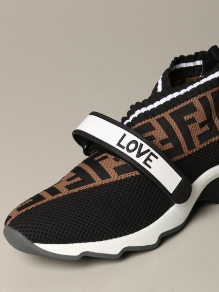 Fendi all-over FF mesh sneakers | Sneakers Fendi Women Black | Sneakers ...