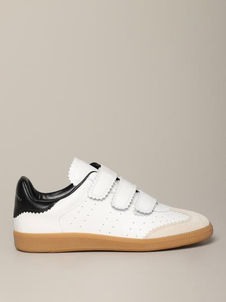 Premedicatie lawaai Omkleden Isabel Marant Outlet: sneakers in perforated leather and suede - White | Isabel  Marant sneakers BK003100M007S online on GIGLIO.COM