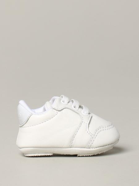 Moet Legende Vijf Hugo Boss Outlet: leather sneakers - White | Hugo Boss shoes J99080 online  on GIGLIO.COM