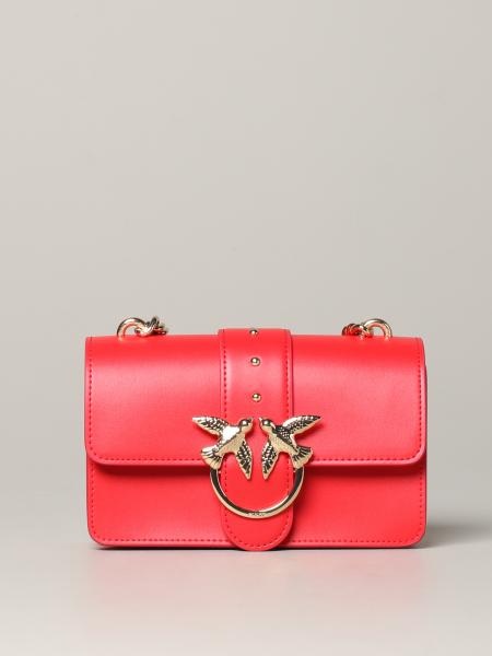 PINKO: Love Mini Simply bag - Red | Pinko mini bag 1P21R4-Y5FF online ...