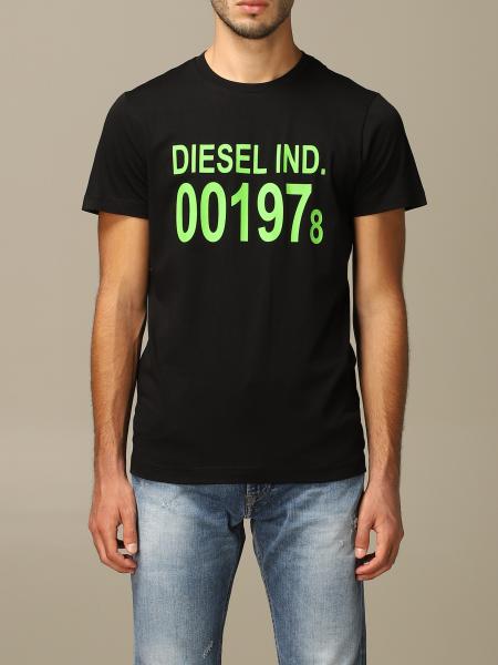 Dieselアウトレット：Tシャツ メンズ - ブラック | GIGLIO.COMオンラインのDiesel Tシャツ 00SASA 0AAXJ