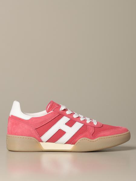 Sneakers Retrò Volley Hogan in camoscio e micro rete