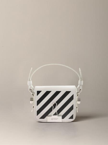 Off White Outlet Off White Micro Bag With Logo Print White Off 