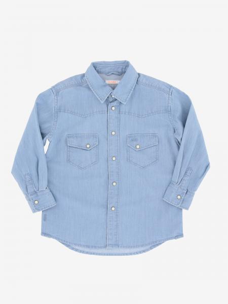 Sun 68 Jeans Hemd mit aufgesetzten Taschen