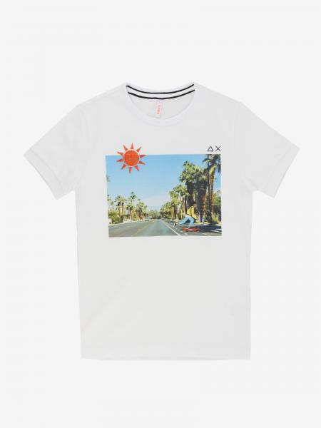 Sun 68 T-Shirt mit Front Print