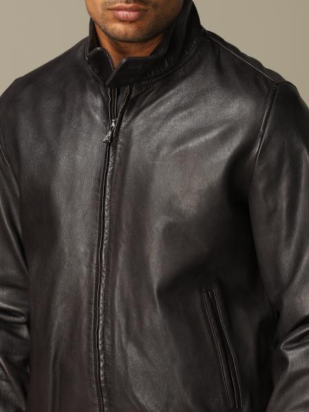 Roy Rogers Outlet: Giubbotto di pelle con zip - Nero | Cappotto Roy Rogers  P20RRU800C951XXXX GIGLIO.COM