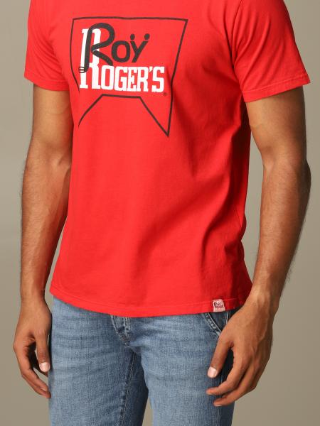 Roy Rogers Outlet: T-shirt con stampa logo - Rosso | T-Shirt Roy Rogers  P20RRU544C748XXXX GIGLIO.COM