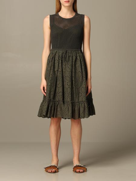 Robe D.extérieur en filet et sangallo