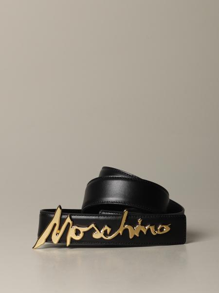Toegangsprijs Bang om te sterven kruising Boutique Moschino Outlet: belt for woman - Black | Boutique Moschino belt  8027 8006 online on GIGLIO.COM