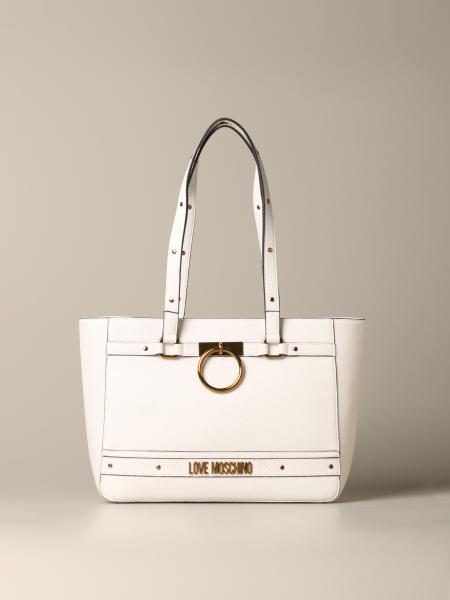 Love Moschino Outlet: handbag for woman - White | Love Moschino handbag ...