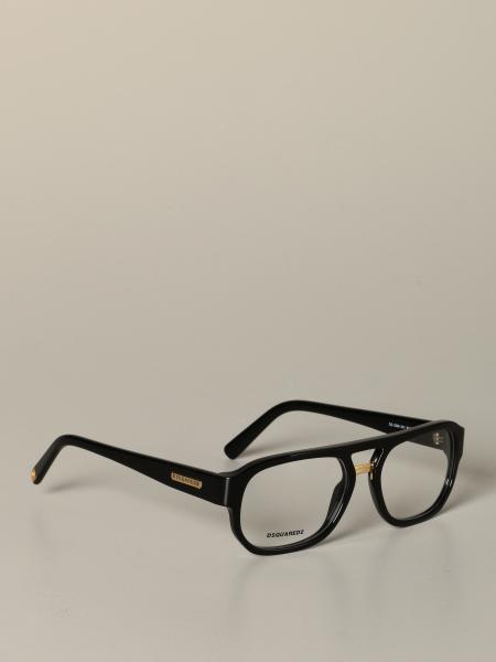 Outlet de Dsquared2: Gafas de sol hombre, Negro | Gafas De Sol Dsquared2 DQ5296 en línea en GIGLIO.COM