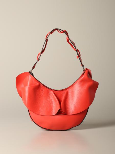 bucket bag red inside