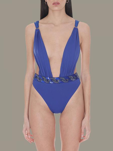 Elisabetta Franchi 珠宝链条泳衣