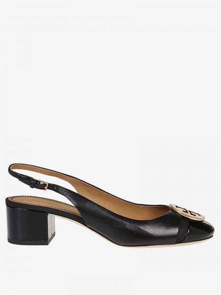 Tory Burch Outlet: high heel shoes for woman - Black | Tory Burch high ...