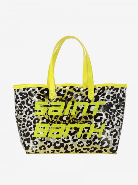 logo-print beach bag, MC2 Saint Barth