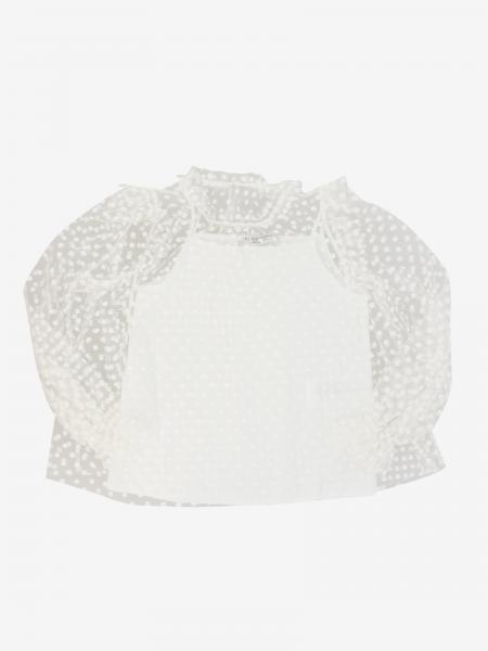 Camicia Philosophy Di Lorenzo Serafini in tulle a fantasia floreale