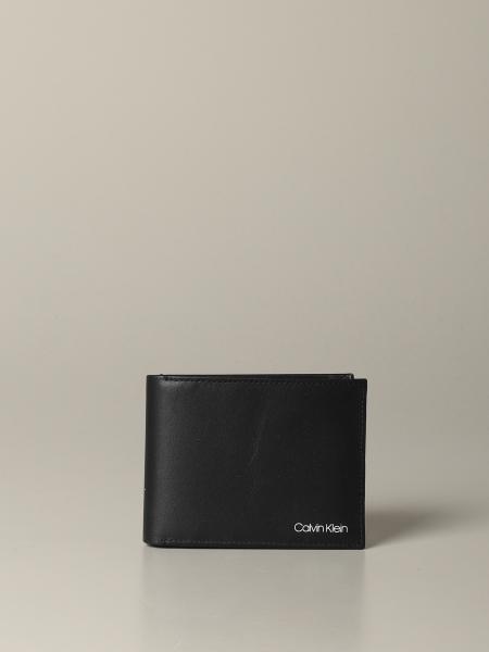 Calvin Klein Outlet: wallet for man - Black | Calvin Klein wallet  K50K505509 online on 