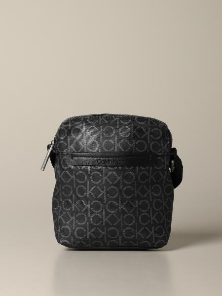 Calvin Klein Outlet: shoulder bag for man - Black | Calvin Klein shoulder  bag K50K505529 online on 