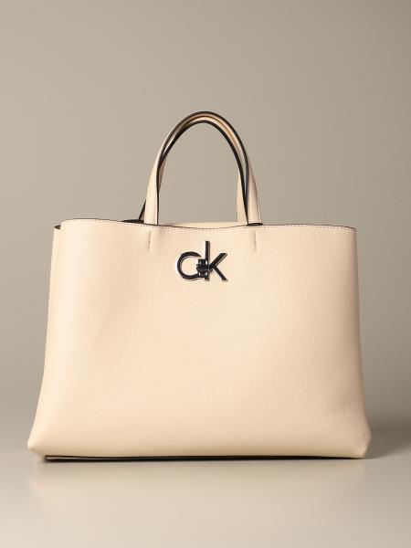 Calvin Klein Outlet: mini bag for woman - Beige | Calvin Klein mini bag  K60K606305 online on 