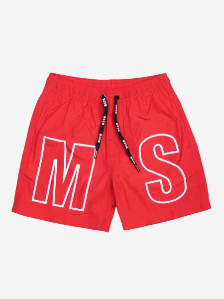 Msgm Kids logo 泳裤