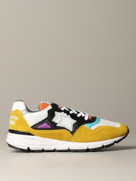 Sneakers Polaris sng Atlantic Stars in camoscio pelle e macro rete
