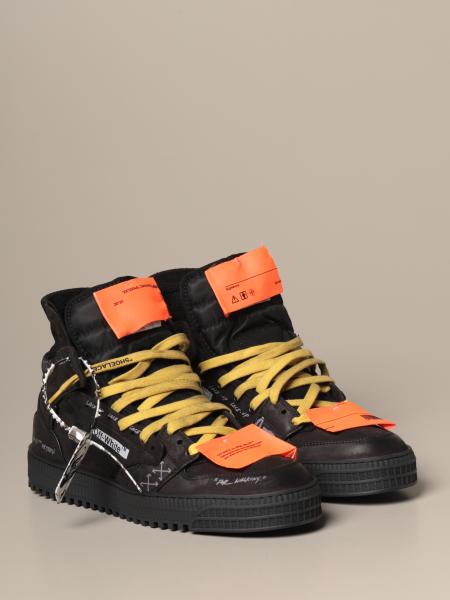 OFF-WHITE: Baskets homme Off White - Noir | Baskets Off-White OMIA065E20LEA002 GIGLIO.COM