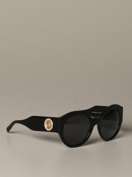 VERSACE: Occhiali da sole Medusa crystal - Nero | Occhiali Versace  MOD.4380-B GIGLIO.COM