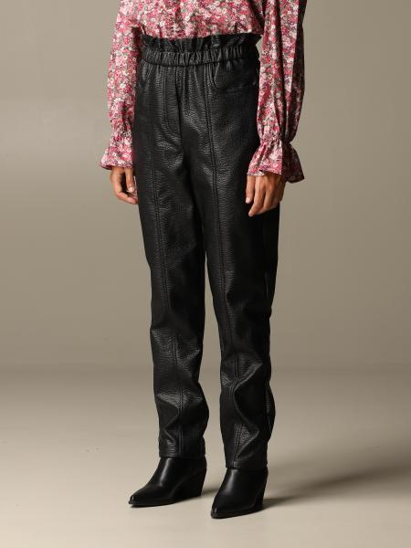 Philosophy Di Lorenzo Serafini Outlet: trousers in synthetic leather ...