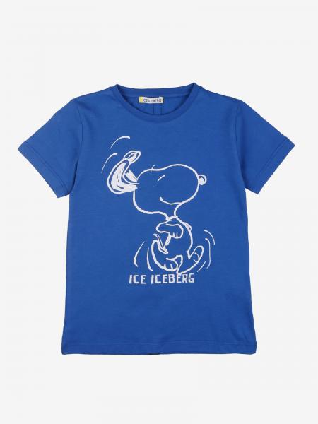 Iceberg Outlet: t-shirt for boys - Blue | Iceberg t-shirt tsice9129b830 ...
