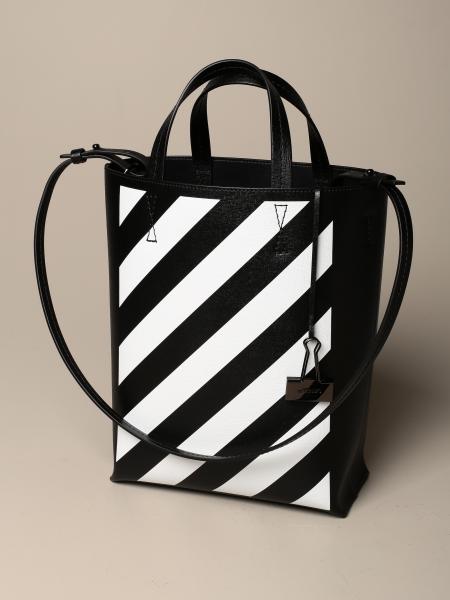 OFF-WHITE: tote bags for women - White | Off-White tote bags ...