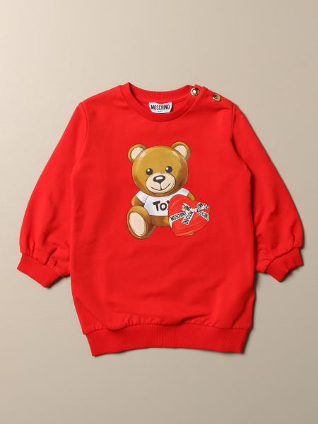 moschino baby red dress