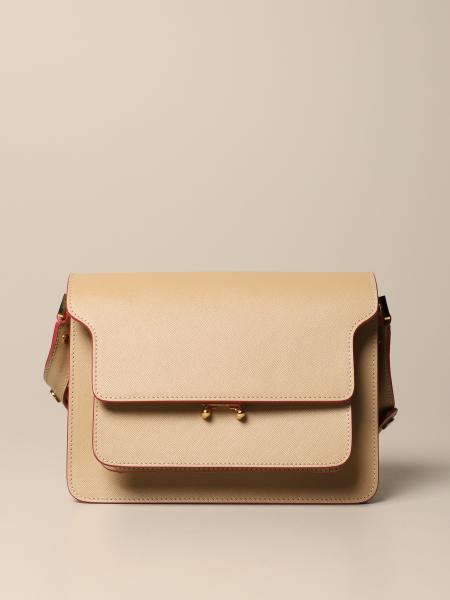 Marni Trunk - Shoulder bag for Woman - Beige - SBMPN09NO1LV520ZM28N